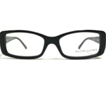Ralph Lauren Eyeglasses Frames RL6034 5001 Polished Black Cat Eye 49-15-135 - $65.23