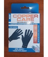  Compression Gloves Copper Care 1 Pair Adult, 1 Size Fits Most. Swelling... - $669.52 MXN