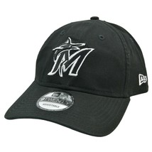 Miami Marlins New Era 9TWENTY MLB Core Relaxed Fit Adjustable Hat - £16.62 GBP