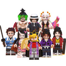 Demon Slayer Kimetsu no Yaiba Yoriichi Muzan Kokushibo Douma 8pcs Minifigures - £15.31 GBP