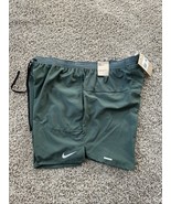 Nike Men&#39;s Dri-FIT Flex Stride 7&quot; Shorts Running Drawstring Green Pocket... - $47.64 CAD