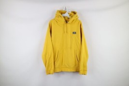 Obey Worldwide Mens Size Small Andre the Giant Box Logo Hoodie Sweatshirt Yellow - £39.07 GBP