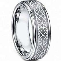 COI Tungsten Carbide Celtic Wedding Band Ring - TG4718  - $39.99