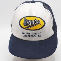 Mesh Strapback Trucker Hat Cap Bandag Valley Tire Charleroi Pennsylvania... - $45.48