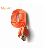 10x Orange 1M Micro USB charger cable for JBL Charge 2 Plus Bluetooth sp... - £20.92 GBP