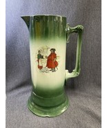 ANTIQUE 1920’s SMITH &amp; PHILLIPS PITCHER He Lives Long Who Lives Well 12”... - $14.85