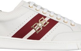 Bally Winton Men&#39;s White Leather Sneakers Shoes US 12 MSRP $600 GL024086 - £168.41 GBP