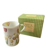 Tulips Floral Mug Marjolein Bastin Collection Coffee Cup Avon New In Box... - $9.90