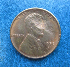 1952-S Lincoln Cent W/OBVERSE And Reverse Errors - £39.81 GBP