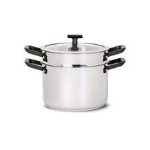 TVS Artusi 2.0 Steam 3 Piece Steamer Pot / Cookware - New - £101.16 GBP