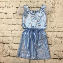 Disney Princess Cinderella Sz 4-6X Play Dress-Up Fantasy Costume Blue 2Pc. - £9.27 GBP