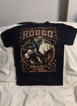 True Cowboy Rodeo Classic Bull Riding Rope T-SHIRT Shirt - £8.90 GBP