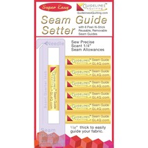 Guidelines4quilting Super Easy Seam Guide Setter, 4.75&quot;X1.25&quot;X.125&quot; - $26.99