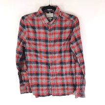 Denim &amp; Flower Ricky Singh Mens Cotton Button Down Flannel Shirt Plaid R... - £8.44 GBP