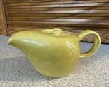 Vintage Russel Wright Teapot Mid Century Steubenville USA Chartreuse Gre... - $47.49