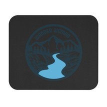 Personalised Wander Woman Mouse Pad for Outdoor Lovers, Mountain Range M... - $13.39