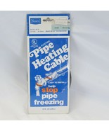 Sears 6 ft Electric Water Pipe Heat Cable Kit Freeze Preventer MT-6 NOS USA - $37.05 CAD