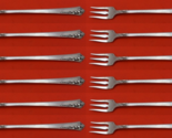 Damask Rose by Oneida Sterling Silver Cocktail Fork Set 12 pieces 5 3/8&quot; - $434.61