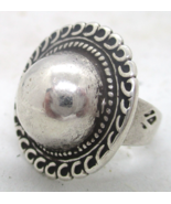 Artie Yellowstone Navajo Womens Sterling Silver Sun Dome Style Ring Size... - $2,803.70 MXN