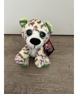 NWT Russ Lil Peepers Green and Purple Leopard Named Sasha 5 1/2&quot; - $12.00