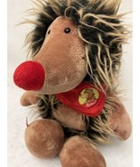 Sigikid Hedgehog Plush Bandanna Red Nose 11 inch Stuffed  - £13.32 GBP
