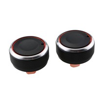 Carmilla 2Pcs Car Air Conditioning Turning Switch Knob AC Knob for  RIO K2 KXCRO - £27.57 GBP