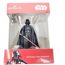 Hallmark Star Wars Darth Vader Ornament Christmas Black Red Lightsaber 3&quot; - £14.54 GBP