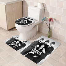 3Pcs/set The Beatles 01 Bathroom Toilet Mat Set Anti Slip Bath Mat decorative - $33.29+