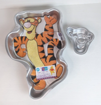 Vtg 1997 Wilton Cake Baking Pan Disney Tigger Tiger Pooh Instructions Lot - £11.60 GBP