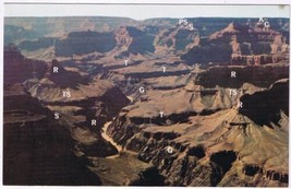 Postcard Grand Canyon NW South Rim Near Pima Point Havasu Point Powell Plateau - $2.73