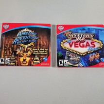 Pop Cap PC Video Games Mystery PI The Vegas Heist and Amazing Adventures Lost - £12.75 GBP