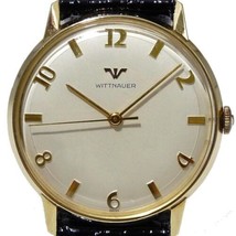 WITTNAUER Ribbed Textured Dial SERVICED. cal. 11WSG, AS 1539 Men&#39;s Vtg. ... - £293.38 GBP