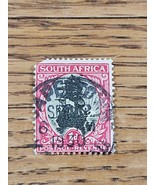 South Africa Stamp Ship/Boat Design 1d Red &quot;Cape Town&quot; - $4.08 CAD