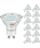 Gu10 Led Light Bulb, 50 Watt Halogen Equivalent Daylight White 5000K 450... - $67.11 CAD
