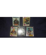 THE CLASSIC STEELERS COLLECTORS LOT/ 1973 #89 HARRIS &amp; #15 BRADSHAW/ 5-V... - $41.01 CAD