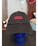 STRANGER THINGS &quot;Upside Down&quot; Netflix BLACK BASEBALL HAT ONE-SIZE Red Le... - $16.04 CAD