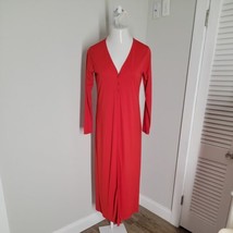 Shap Fx Newport News Long Kimono Top ~ Sz 8 ~ Red ~ Long Sleeve - £20.85 GBP