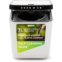 Nutrichef 3L Electric Kitchen Composter Compost’s Organic Material &amp; Foo... - $364.32