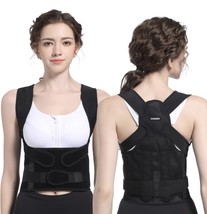 Back Brace Posture Corrector Breathable Adjustable Upper Back Support Si... - £17.49 GBP