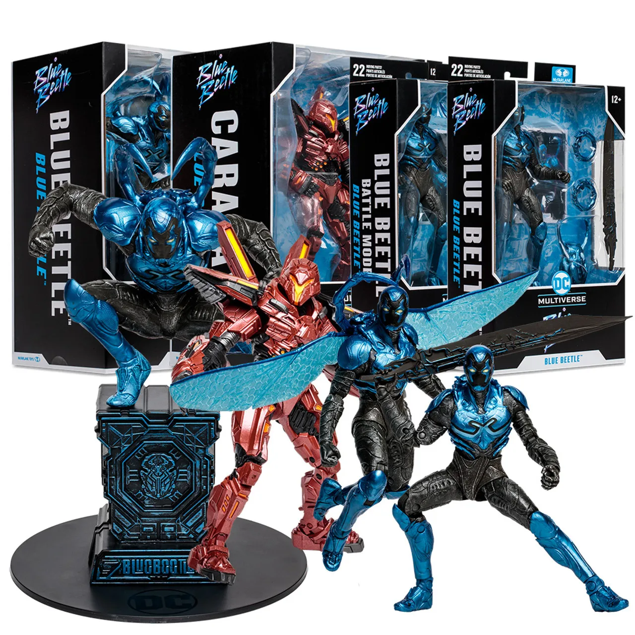 McFarlane Toys DC Blue Beetle Movie Bundle Figures 18cm/30cm Action Figure Toys - £34.70 GBP+