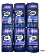 6x Right Guard Sport Active Anti-Perspirant Deodorant 1.8 oz Solid Long ... - £46.45 GBP