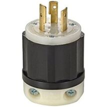 Leviton Locking Plug Nylon Indust. 20 Amp 3 Pole, 3 W Nema L 10 - 20 Pol... - $33.57 CAD