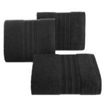 Pre-Shrunk Pre-Washed Softened Organic Hemp Terry Cloth Towel, 500 GSM (Black, B - £30.80 GBP