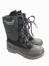 Clarks Outdoor Womens Black Quilted Duck Boots 6.5 M - £30.97 GBP