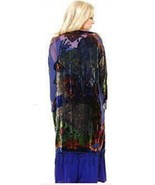 DEEP PURPLE ARTDECO STEVIE NICK&#39;S STYLE SILK MUCHA GYPSY BOHEMIAN DELUXE... - $409.18 CAD