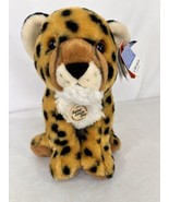 Wild Republic Baby Cheetah Cub St Louis Zoo Wooden Medallion Tags - £7.57 GBP