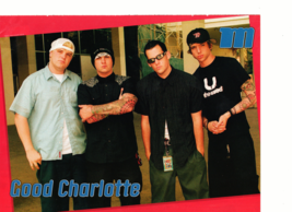 Good Charlotte teen magazine pinup clipping backstage pass time white ha... - $3.50