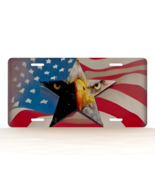 Patriotic All American American Flag Eagle Novelty License Plate - $21.84 CAD