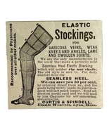 Curtis &amp; Spindell Elastic Stocking 1894 Advertisement Victorian Clothes ... - $374.24 MXN