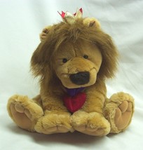 Hallmark Cute Lion With Crown And Heart King Lionheart 9&quot; Plush Stuffed Animal - £15.87 GBP